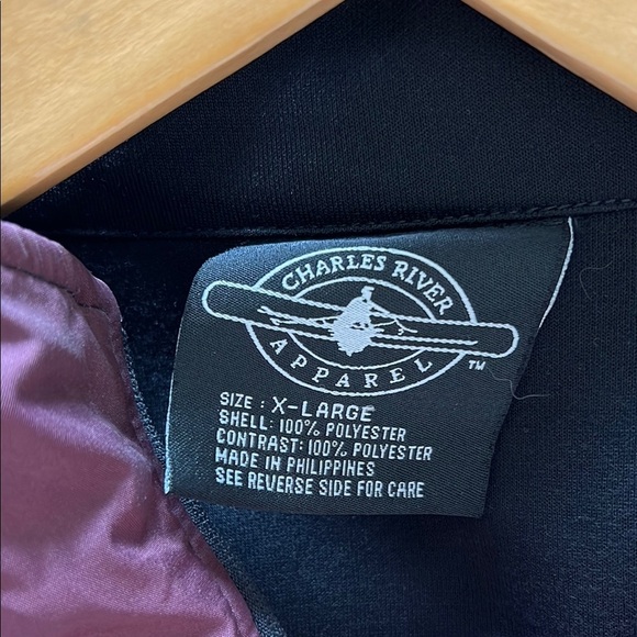 Men's Don Bosco Maroon and Black Jacket - Picture 2 of 4